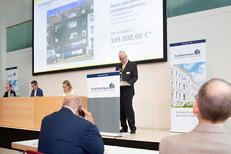 Mindesgebot bei Immobilien-Auktion